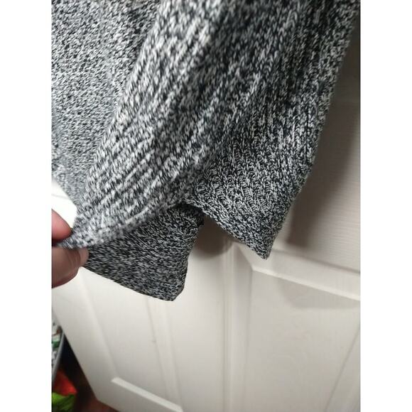 Design In History Woman XL Sweater Black Heathered Pullover Long Sleeves Casual - Picture 6 of 9